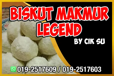 Contoh rekaan sticker produk 003: Biskut Makmur Lagend