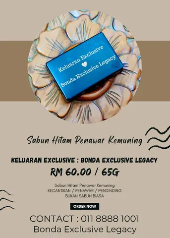 Contoh rekaan sticker produk 034: Sabun Penawar Hitam