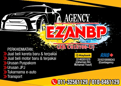 Contoh rekaan sticker produk 044: Agency Ezanbp