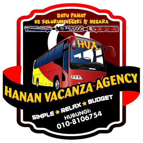 Contoh rekaan sticker produk 050: Logo Hanan Vacanza Agency