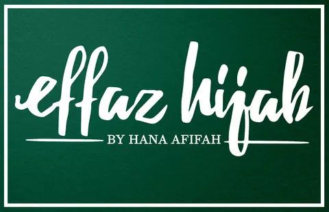 Contoh rekaan sticker produk 059: Effaz Hijab