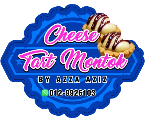 Contoh rekaan sticker produk 089: Cheese Tart Montok