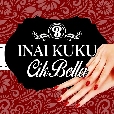 Contoh rekaan sticker produk 090: Inai Kuku Cik Bella Maroon