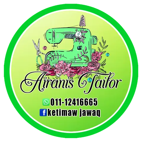 Contoh rekaan sticker produk 094: Airanis Tailor