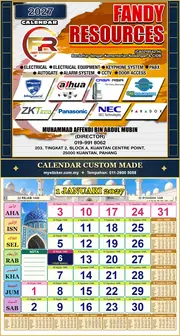Kalendar 2027 untuk FANDY RESOURCES