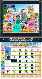 Kalendar 2027 untuk HAPPY FAMILY