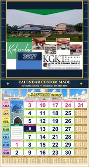 Kalendar 2027 untuk KGKT