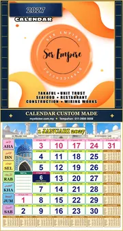 Kalendar 2027 untuk SER MARYKAY