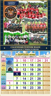 Kalendar 2027 untuk SK DATO' SYED ZAIN