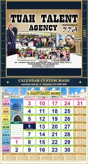 Kalendar 2027 untuk TUAH TALENT