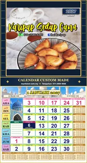 Kalendar 2027 untuk KARIPAP IKAN
