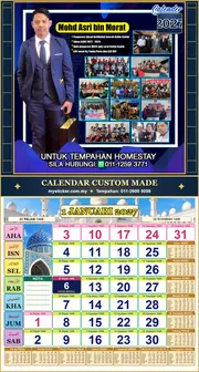 Kalendar 2027 untuk MOHD ASRI