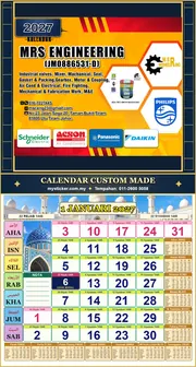 Kalendar 2027 untuk MRS ENGINEERING