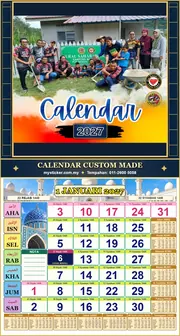 Kalendar 2027 untuk TEAM SAHABAT AMAL besar