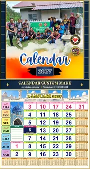 Kalendar 2027 untuk TEAM SAHABAT AMAL