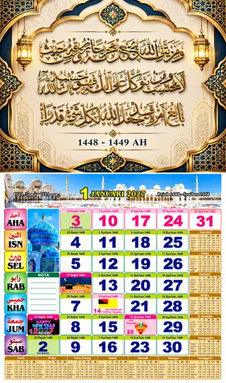 Readymade Islamic 2027 design nombor 16