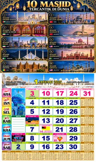 Readymade Islamic 2027 design nombor 21