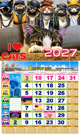 Readymade Islamic 2027 design nombor 28