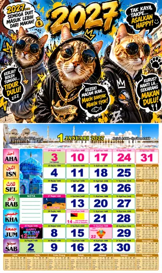 Readymade Islamic 2027 design nombor 37