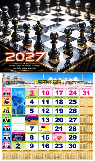 Readymade Islamic 2027 design nombor 44