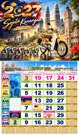 Readymade Islamic 2027 design nombor 49