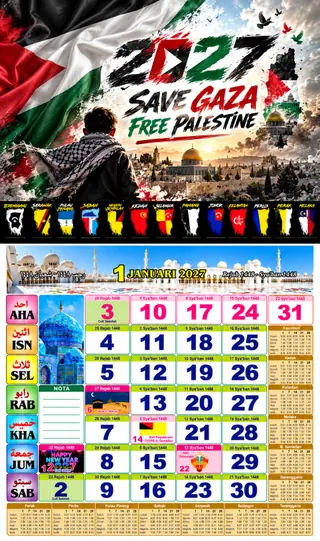 Readymade Islamic 2027 design nombor 5