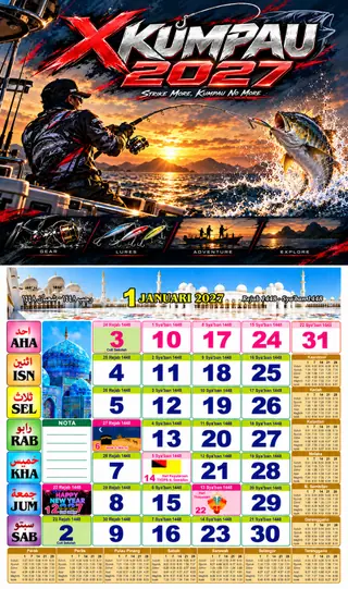 Readymade Islamic 2027 design nombor 51
