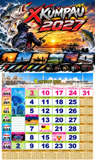 Readymade Islamic 2027 design nombor 52
