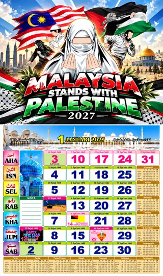 Readymade Islamic 2027 design nombor 6