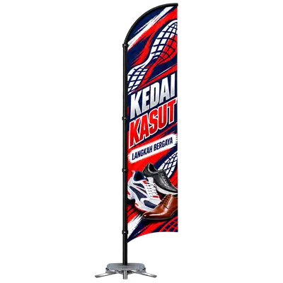 Contoh reka bentuk windflag #045 untuk Kedai kasut