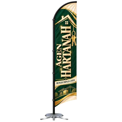 Contoh reka bentuk windflag #066 untuk Agensi hartanah tempatan