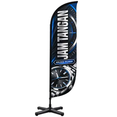 Contoh reka bentuk windflag #125 untuk Kedai jam tangan