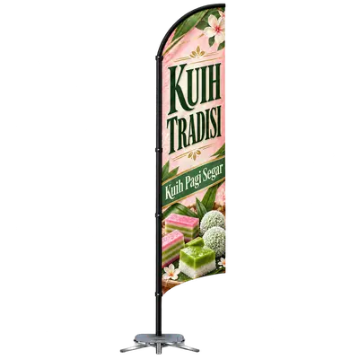 Contoh reka bentuk windflag #153 untuk Kedai kuih tradisional