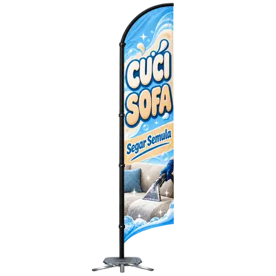 Contoh reka bentuk windflag #182 untuk Servis cuci sofa