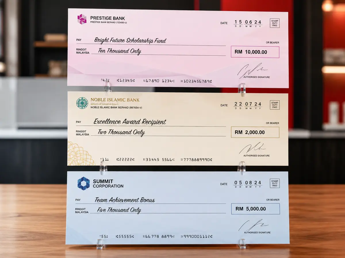 Presentation Cheques