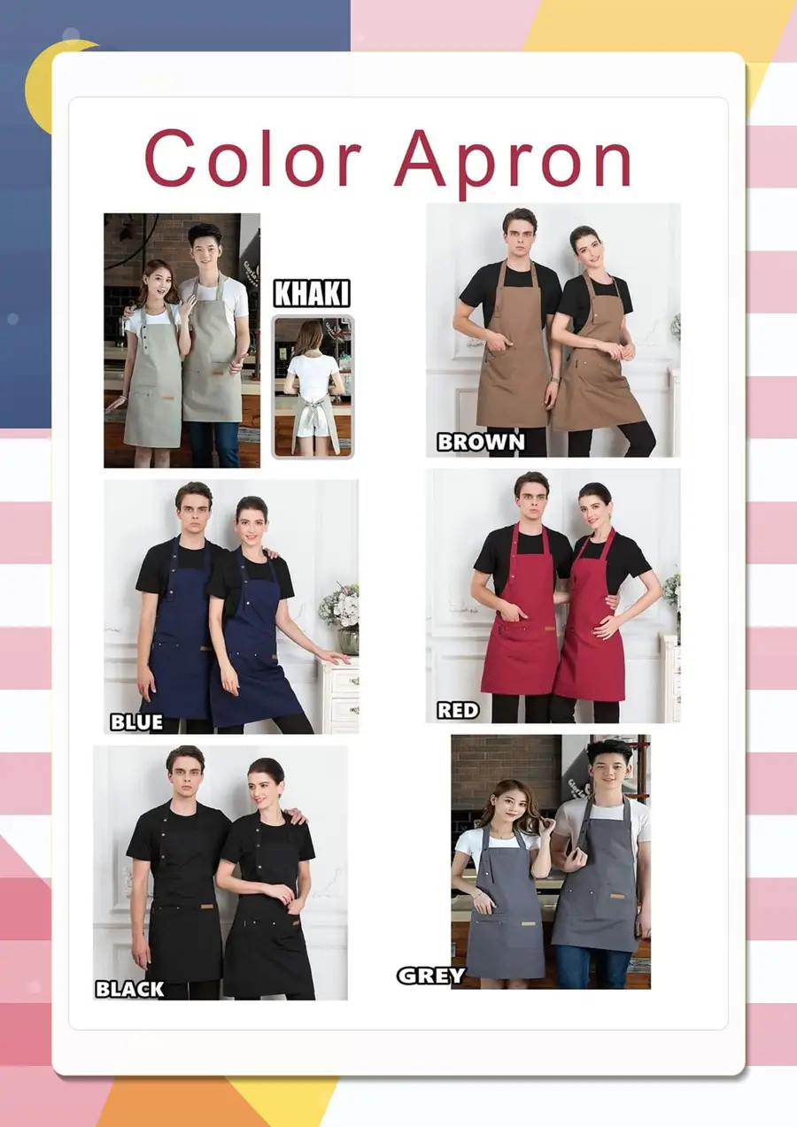 Available Apron Colours