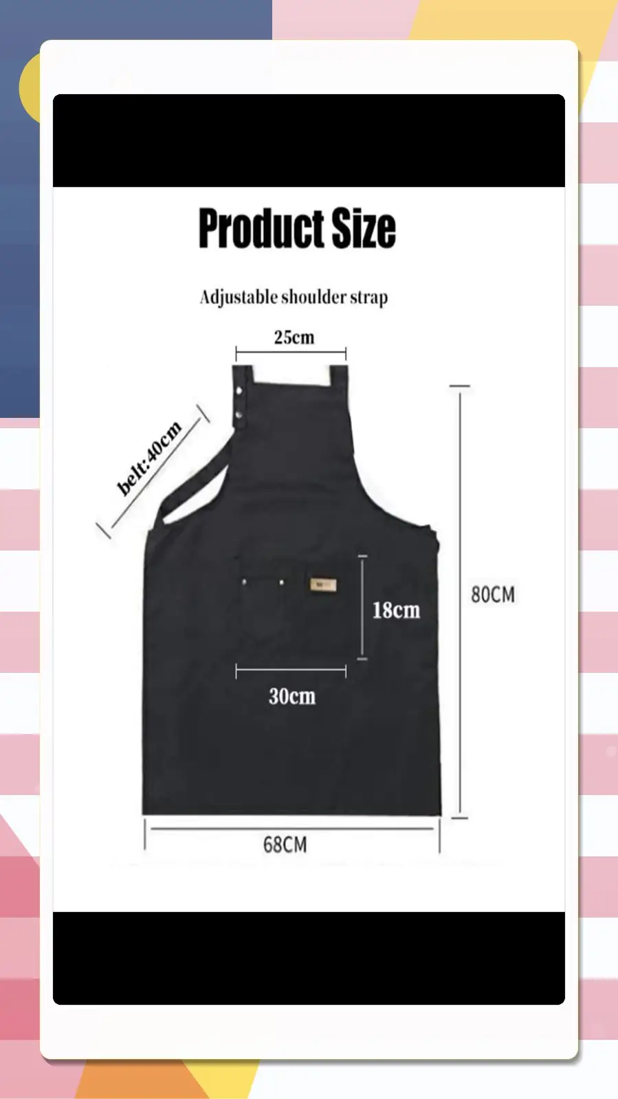Apron Size Guide