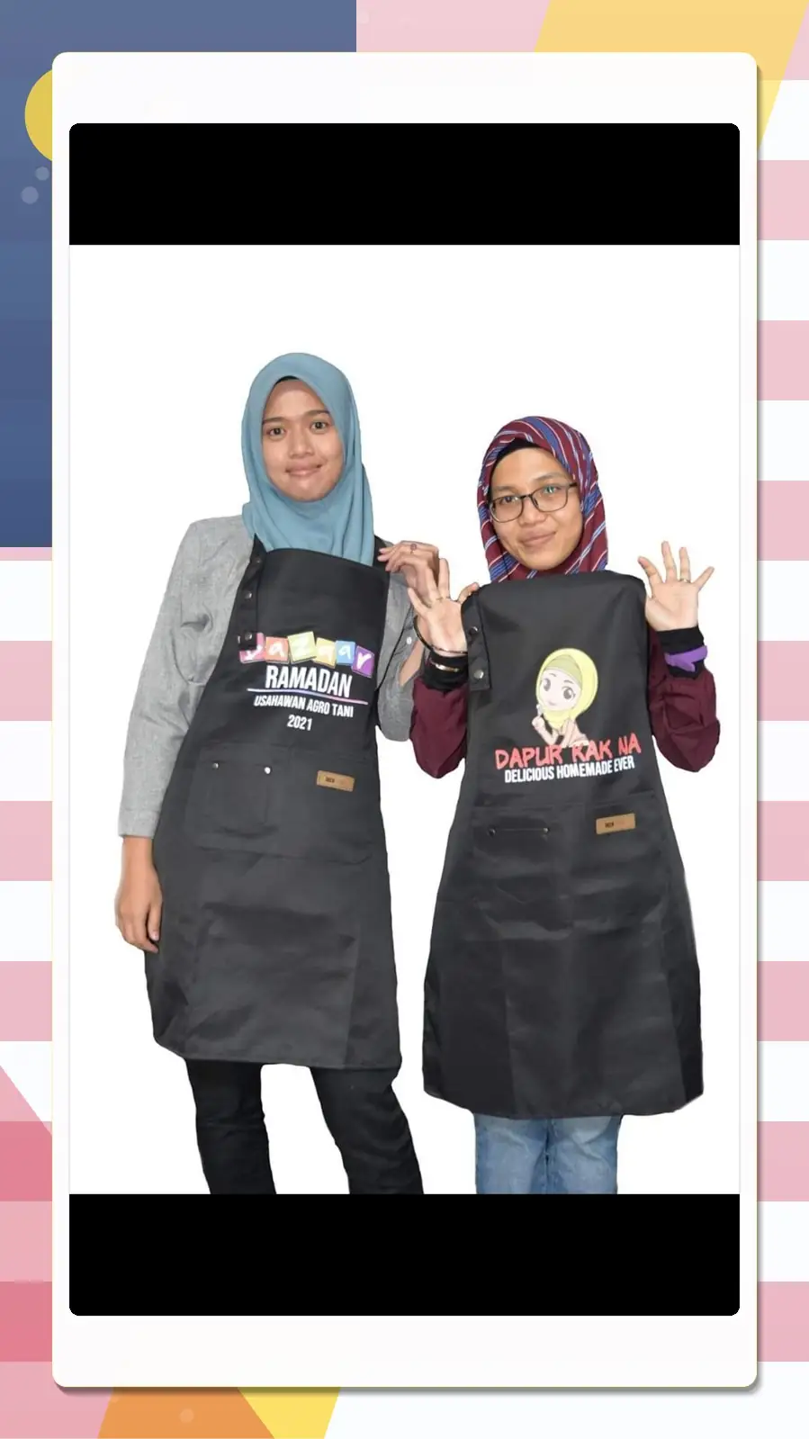 Custom logo aprons by My Sticker Empire