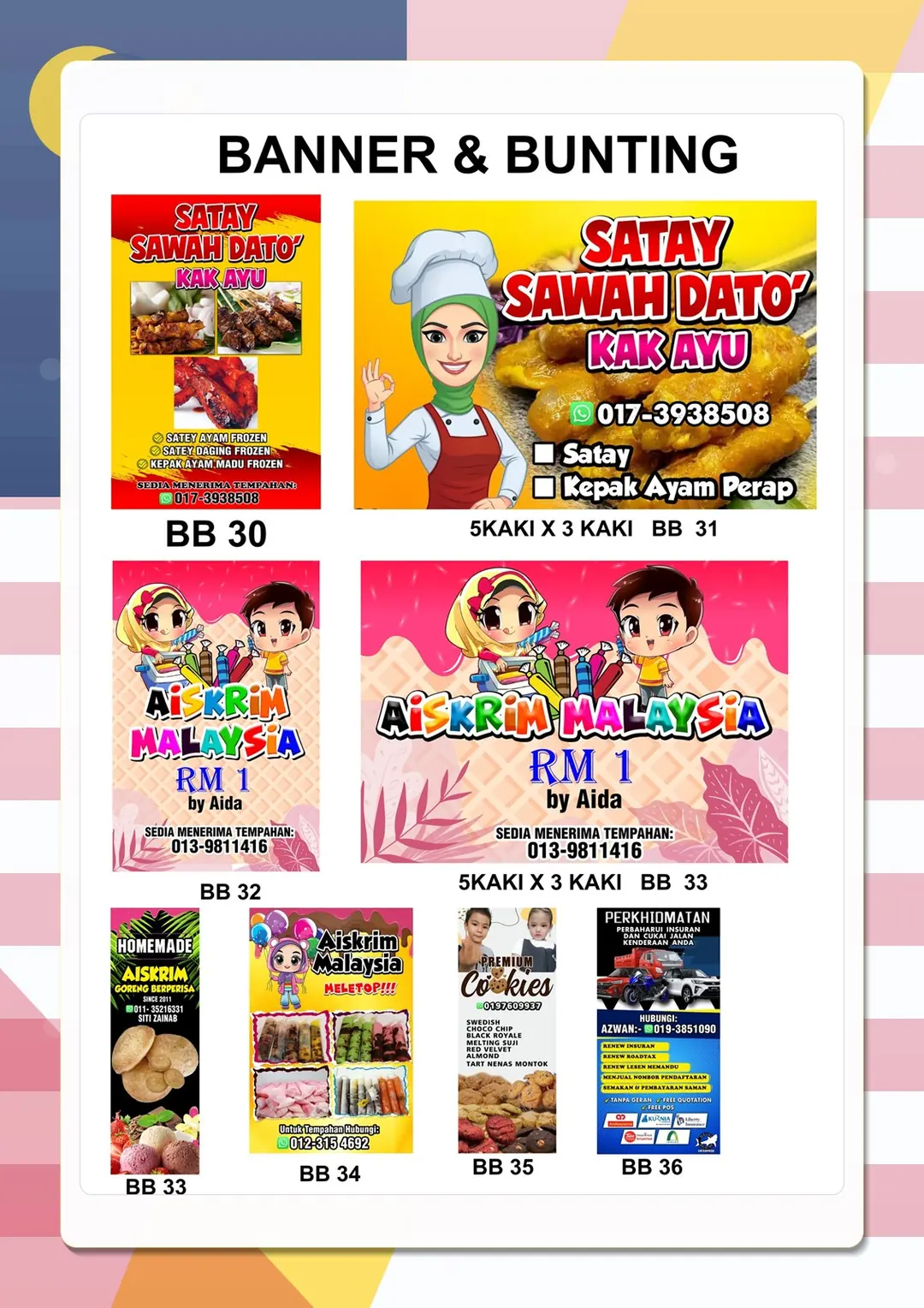 Custom-Made Banner designs by My Sticker Empire