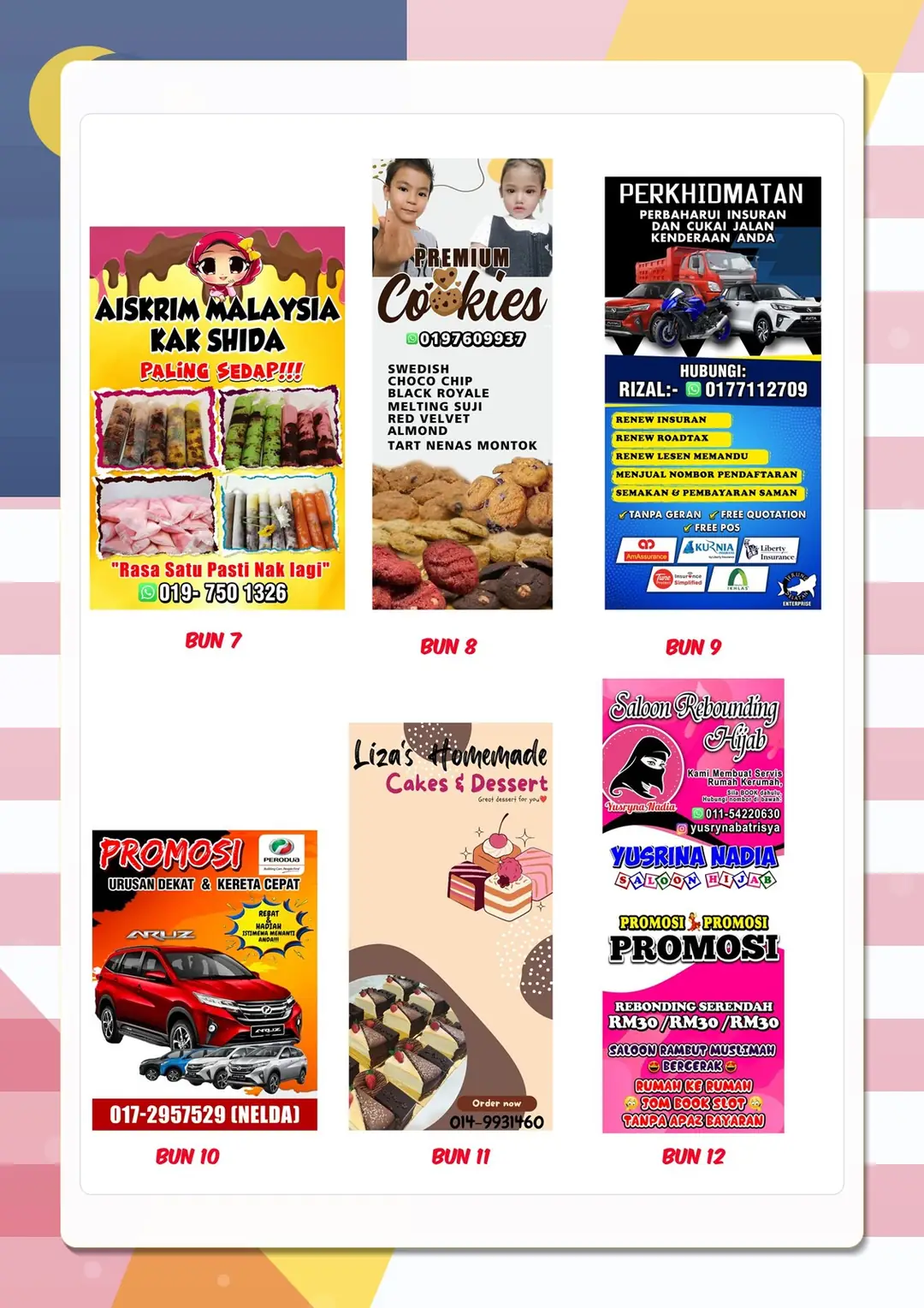 Custom Bunting Designs 07–12