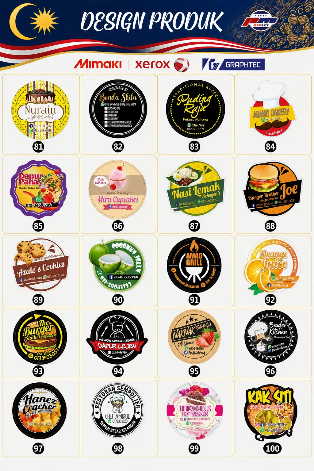 Product Sticker Designs 81–100