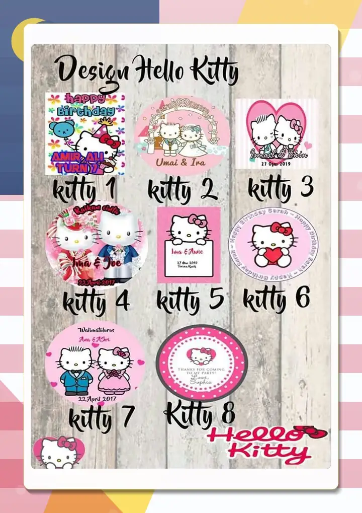 Wedding Sticker Design Collection 03