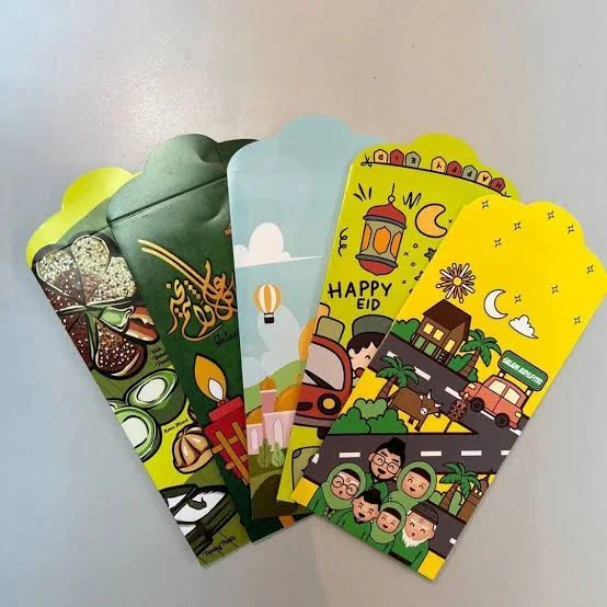 Custom printed Sampul Raya